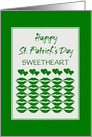 St. Patricks Day/Lips And Hearts/For Sweetheart/Custom card