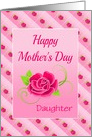 Mother’s Day Rose For Daughter-Custom Relationship Specific card