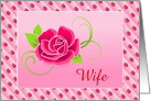 Happy Anniversary-For Wife-Custom card