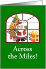 Across The Miles-Santa and Bag Of Toys-Custom card