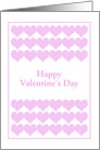 Pink Hearts For Your Valentine-Custom card