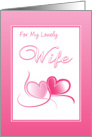 Happy Valentine’s Day-For Wife-Hearts card