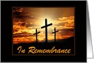 In Rememberance-Easter-Crosses-Custom card