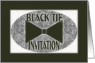 Black Tie Party Invitation card