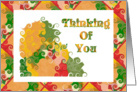 Thinking of You-Autumn Colors Card-Art card