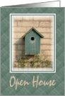 Open House-Housewarming-Bird House card
