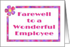 Farewell-Good Bye-Graphic Design-Flower card