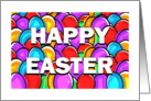 Happy Easter/Colorful Easter Eggs card