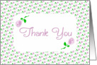 Thank You-Digital Design-Pink Roses card