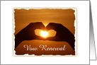 Romantic Vow Renewal Together Forever Custom Card