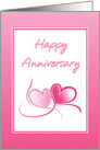 Anniversary On Valentine’s Day-Hearts card