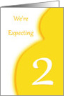 We’re Expecting Twins-2-Announcement card