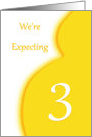 We’re Expecting Triplets-3-Announcement card