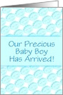 It’s A Boy-Birth Announcement-Happy Faces-Custom card