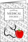 Congratulations-MD Graduate-Stethoscope and Apple card