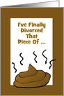 Divorce Announcement-Humor-Customizable Card