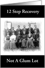 12-Step Recovery Humor-Group Photo-Custom Card