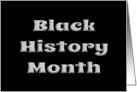Black History Month-Embellished Look card