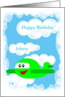 Happy Birthday--For Child-Name Card-Custom Card