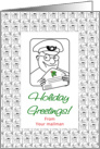 Holiday Greetings-From Your Mailman card