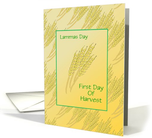 Lammas Day / First Harvest Festival / Wheat/ Custom card (1039509)