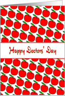 Doctors’ Day Apples Thank you card