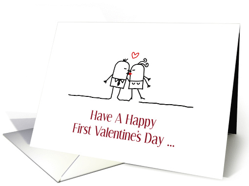 First Valentine's Day As A Newlywed Couple card (1257880)