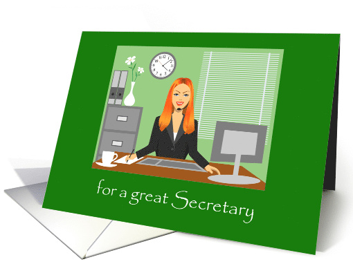 Administrative Professionals' Day For Secretary card (1259346)