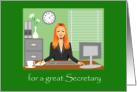 Administrative Professionals’ Day For Secretary card