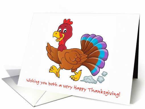 Happy Thanksgiving Turkey Humor For Both Of You card (1315924)
