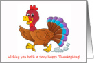 Happy Thanksgiving Turkey Humor For Both Of You card