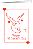 Valentine’s Day/Doves/Hearts/Love/Custom card