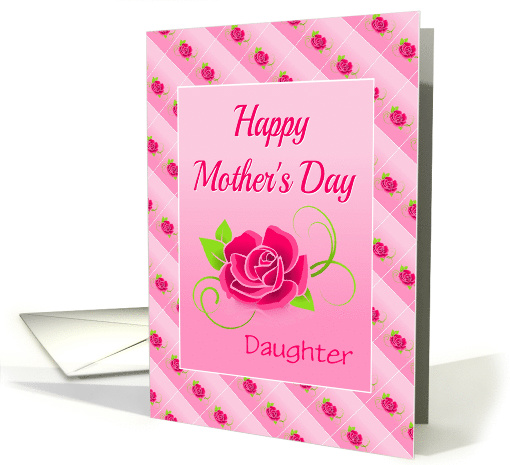 Mother's Day Rose For Daughter-Custom Relationship Specific card