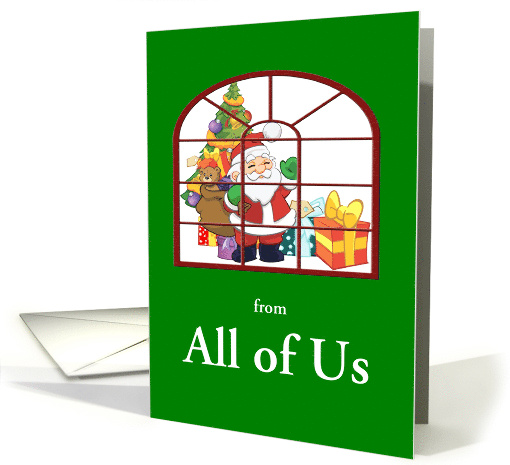 From All Of Us-Santa and Bag Of Toys-Custom card (1406056)