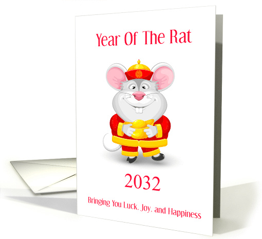 Chinese New Year Of 2032 Year Of The Rat 2020-2032, 12 Year Cycle card