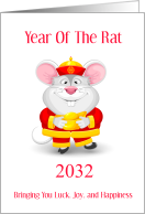 Chinese New Year Of 2032 Year Of The Rat 2020-2032, 12 Year Cycle card