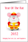 Chinese New Year Of 2032 Year Of The Rat 2020-2032, 12 Year Cycle card