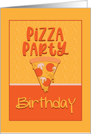 Pizza Birthday Party...