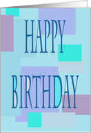 Happy Birthday-squares card