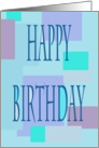 Happy Birthday-squares card