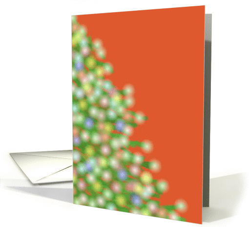 Holiday Tree Digital Painting card (313224)