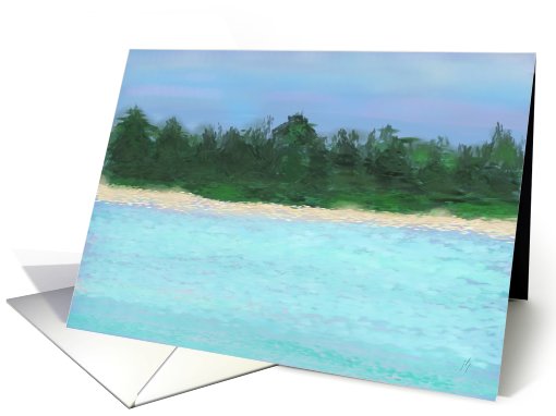 Blank-Island card (398101)
