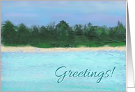 Greetings-Island-Painted look card