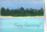 Happy Anniversary-Island card