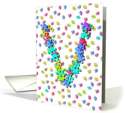 Note Card-V card (409092)