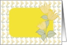 Blank-Flowers card