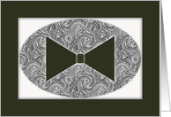 Black Tie card