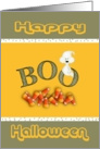Halloween-BOO-Ghost-Candy`Corn card