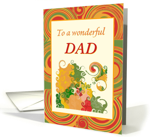 Thanksgiving-For Dad-Autumn Colors card (523070)