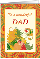 Thanksgiving-For Dad-Autumn Colors card